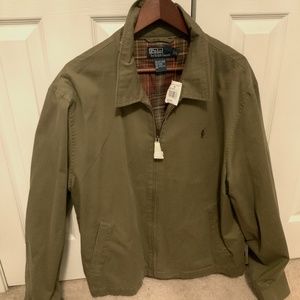 Men’s Polo by Ralph Lauren Bomber Jacket- XL Olive Green/New
